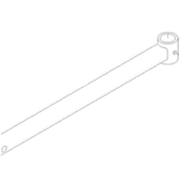130-2767 Toro Dingo ARM-CASTER
